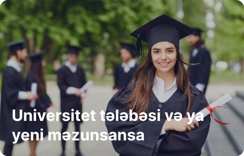 Universitet tələbələri ya yeni məzunsansa